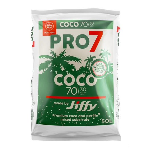 JIFFY PRO7 COCO 70/30, COCO PERLITE MIX – 50L BAG